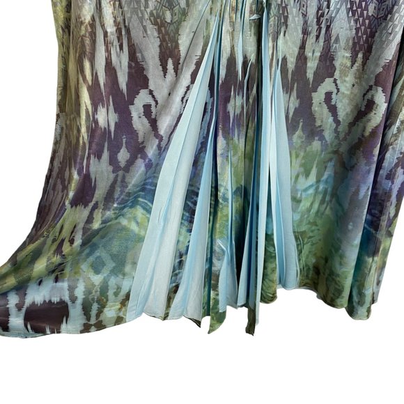 NWT Women's World Unity Light Blue & Green Tank Top - Picture 4 of 13